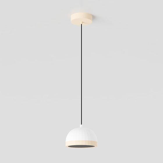 Chic Minimalist Chandelier 3D model for Interiors