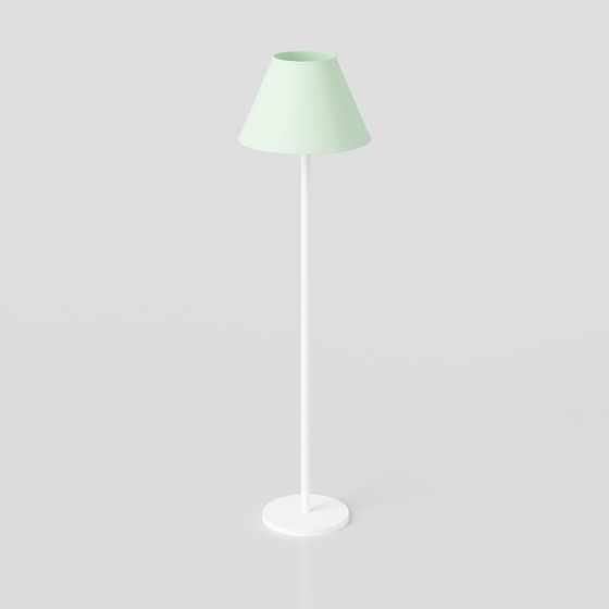 Mint Minimal Floor Lamp 3D model