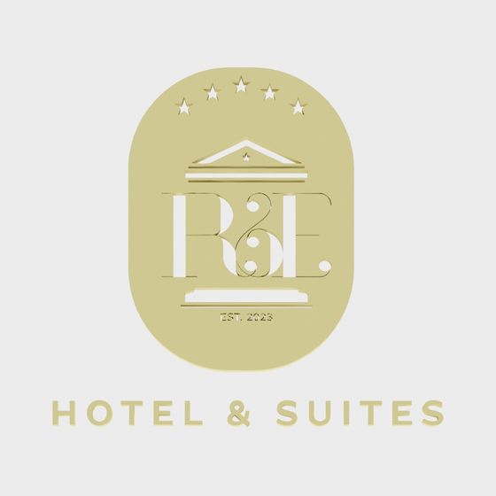 Hotel & Suites Logo 3D Model for Creative Projects