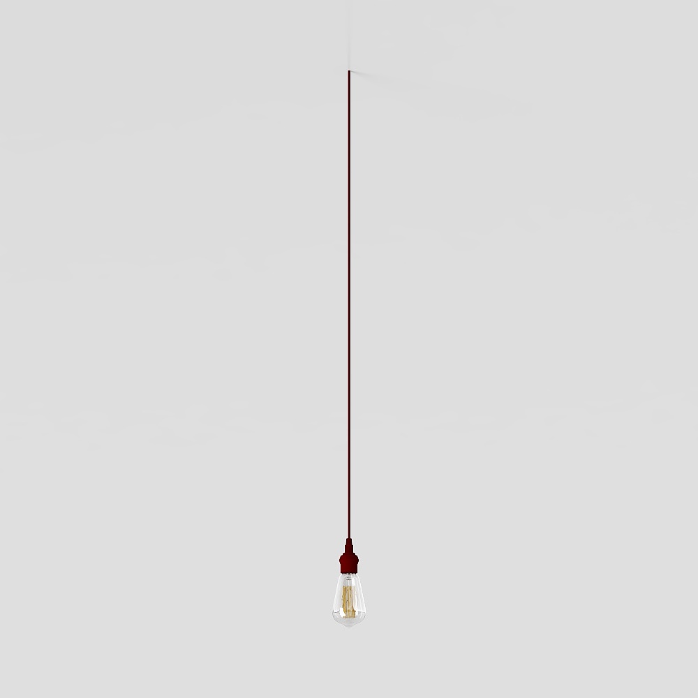 Contemporary Low-Polygon Pendant Light 3D model