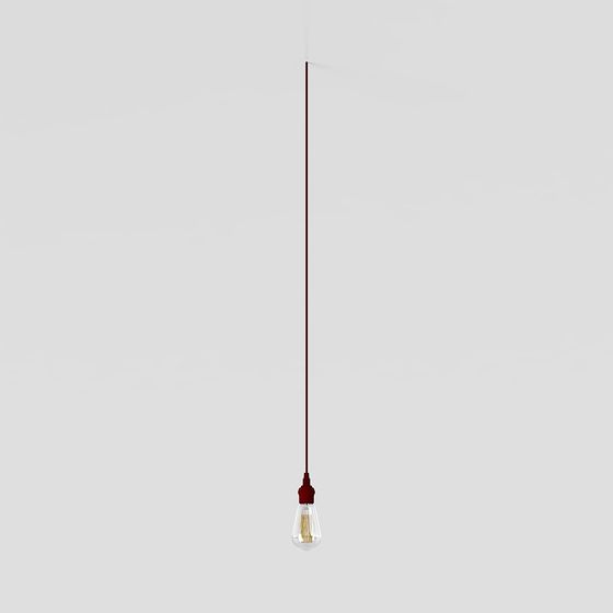 Contemporary Low-Polygon Pendant Light 3D model