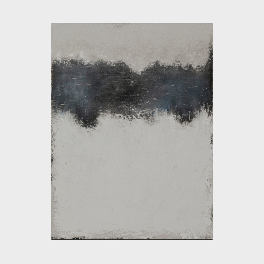 Morning Mist Lake Scene 3D model