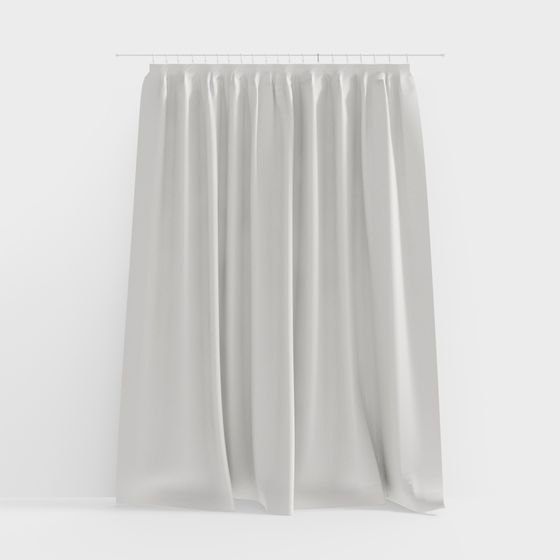 Elegant Curtain 3D model for Creative Projects