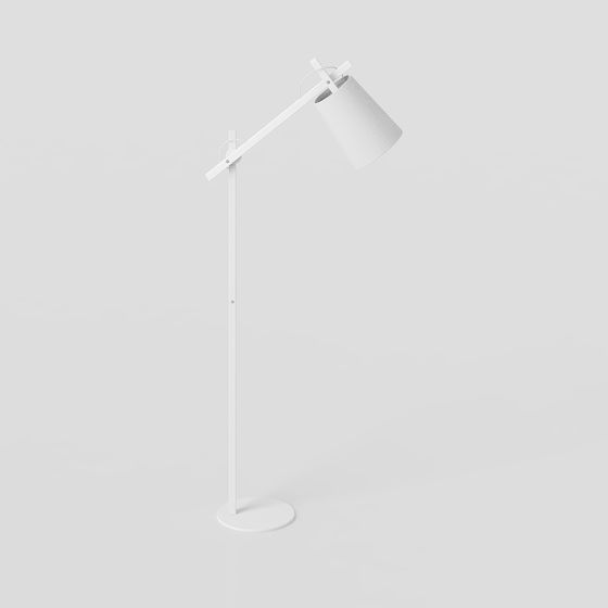 Minimalist 3D Model Floor Lamp Design