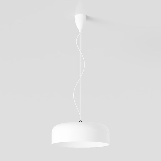 Stylish Minimalist Pendant Light 3D model for Creative Projects