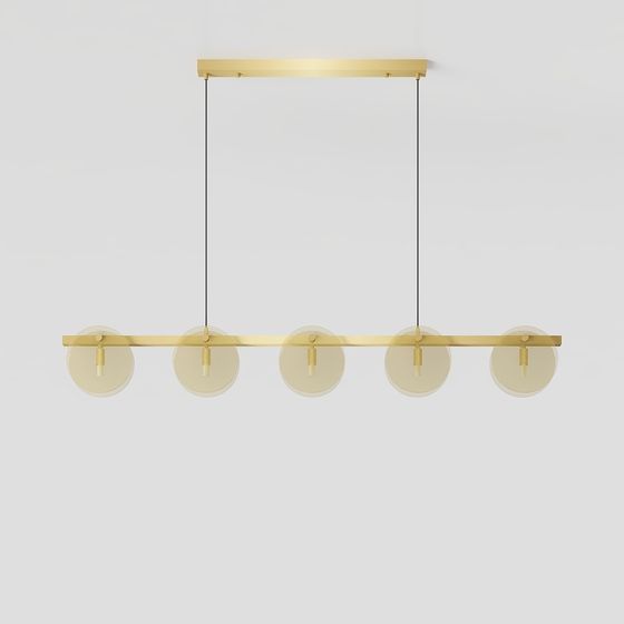 Elegant Hanging Pendant Light 3D model