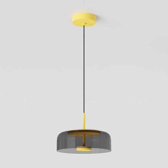 Modern Low-Poly Pendant Light 3D model