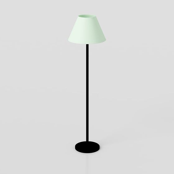 Minimalist Floor Lamp 3D model for Modern Interiors