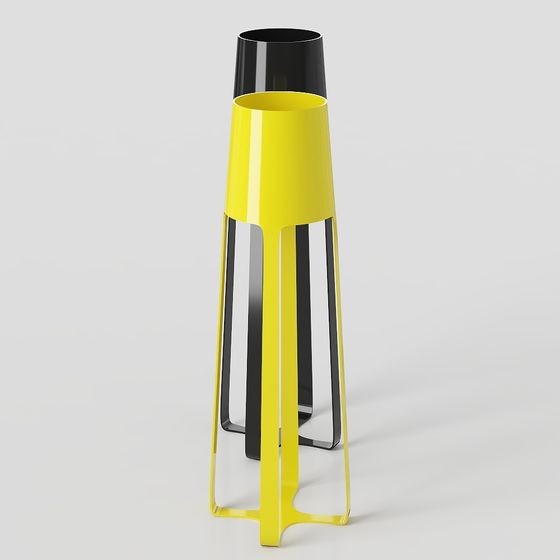 Future Vase 3D model - Unique Low-Poly Art Design