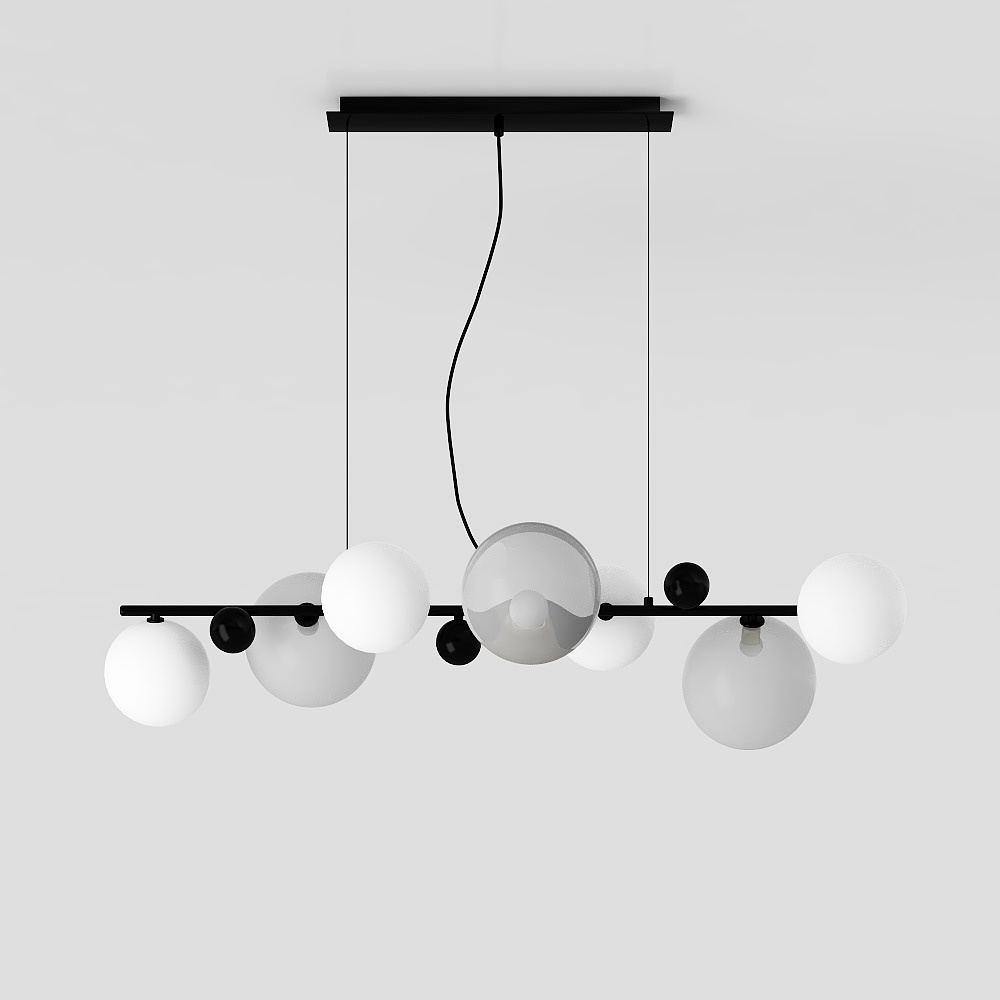 1671946-_ランプ_サスペンション_ガラスと金属_バレル