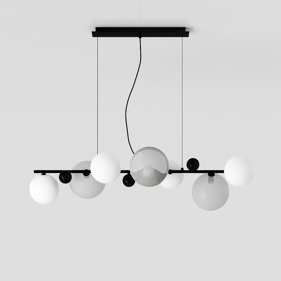 1671946-_ランプ_サスペンション_ガラスと金属_バレル