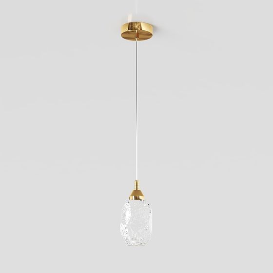 Modern Minimalist Pendant Lamp 3D model