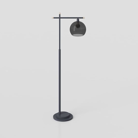 Elegant Minimalist Floor Lamp 3D model