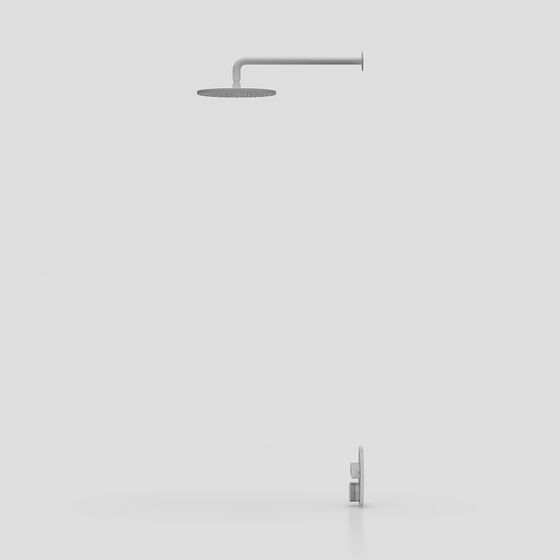 Minimalist Showerhead 3D model