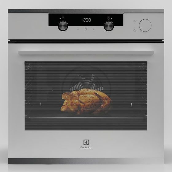 Realistic Electrolux Oven 3D Model for Modern Kitchens