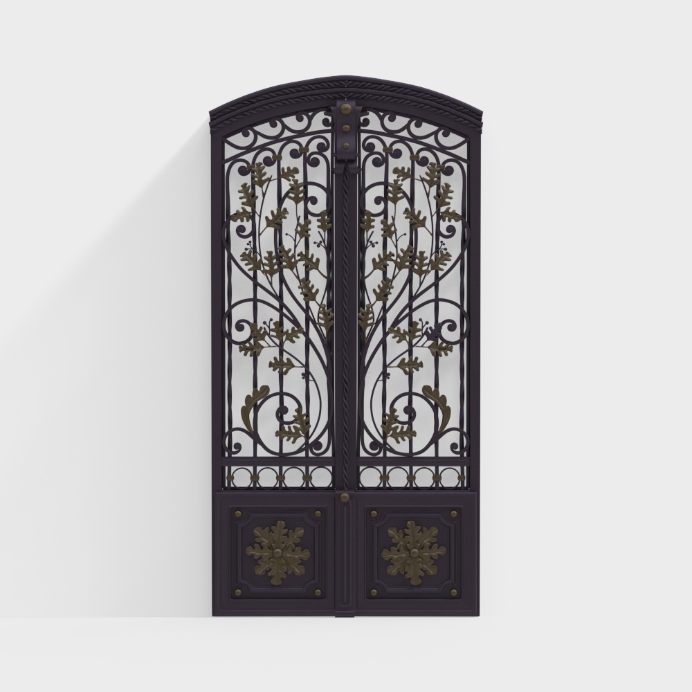 European-Style Villa Garden Gate