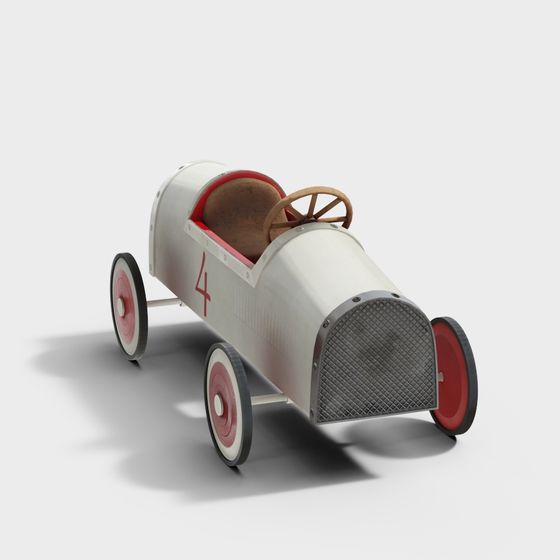 Retro Modern Racing Car 3D model