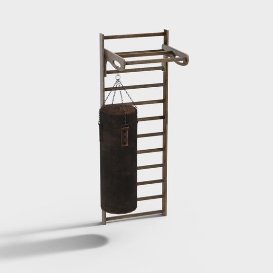 Retro Boxing Bag 3D model for Creative Projects