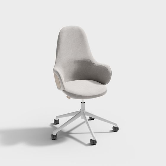 Streamlined Office Chair 3D model