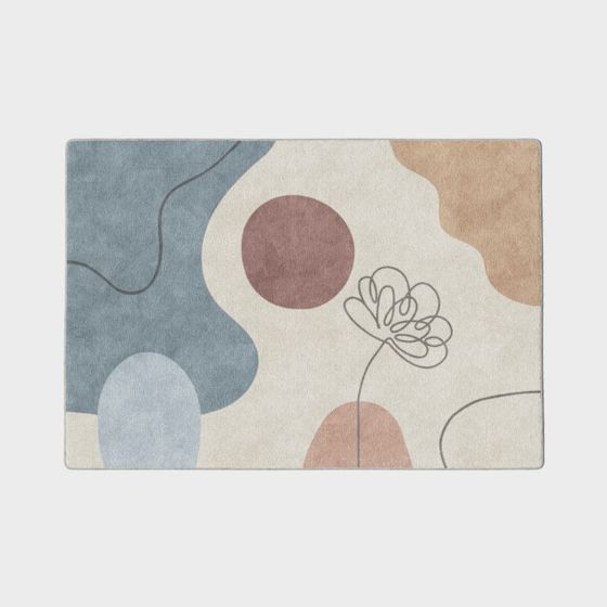 Colorful Abstract Carpet 3D model for Creative Spaces