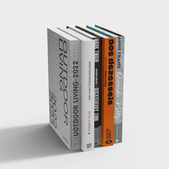 Urban Bookshelf 3D model