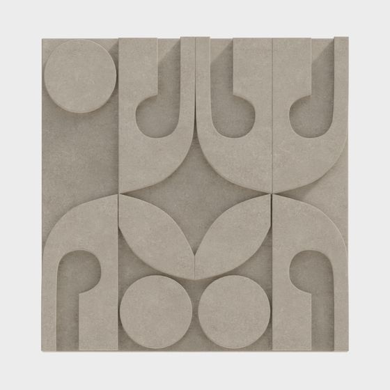 Abstract Geometric Wall Decor 3D model