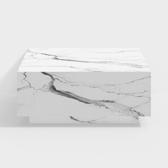 Elegant Marble Countertop 3D model
