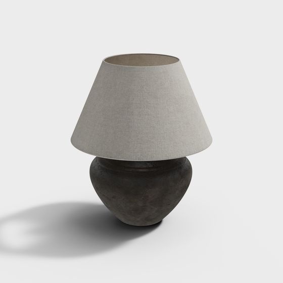 Elegant Minimalist Table Lamp 3D model
