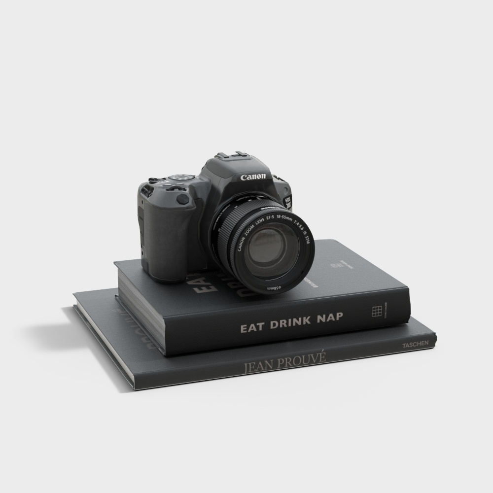 Canon EOS Rebel T7i Camera 3D model