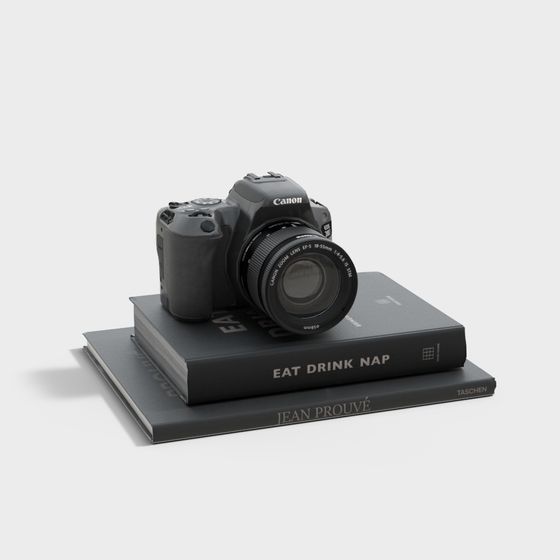 Canon EOS Rebel T7i Camera 3D model for Creative Projects