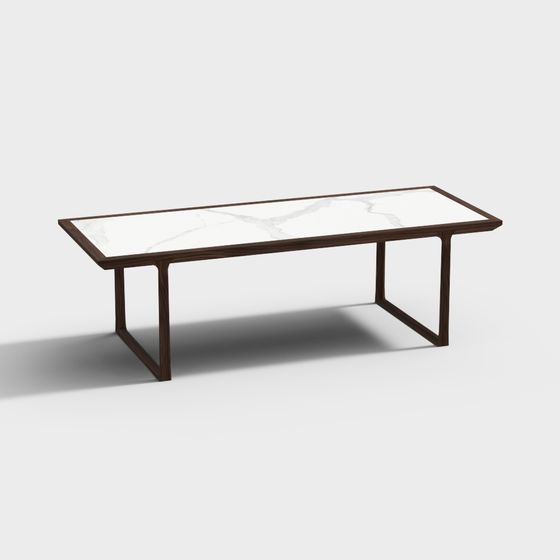 Urban Style Dining Table 3D model