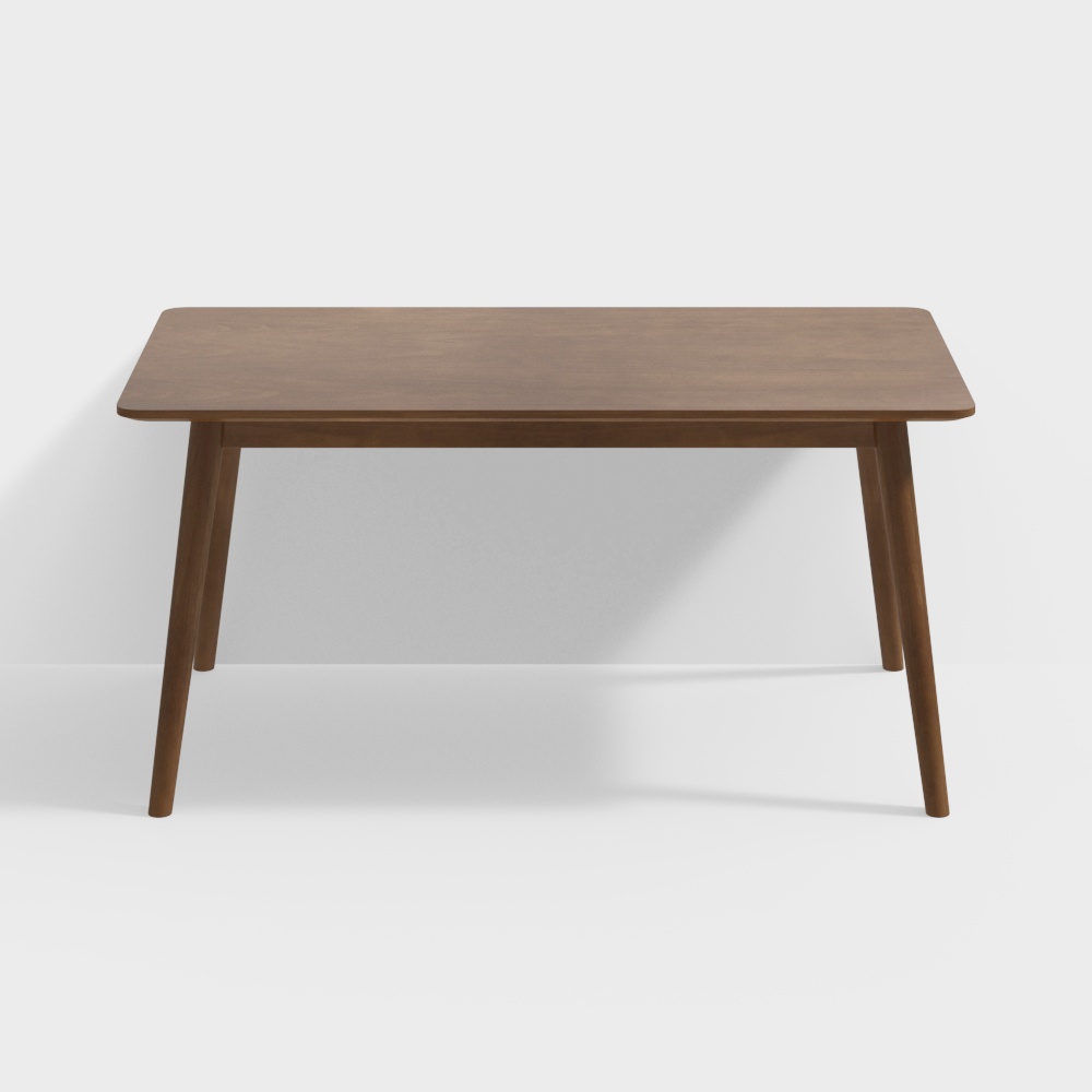 Finnish Dining Table - Walnut Color
