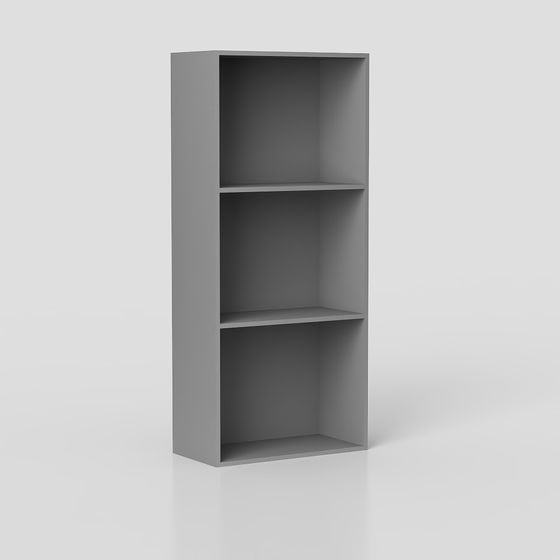 Modern Minimalist Polygonal Bookshelf 3D model