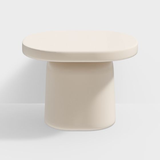 Elegant Round Table 3D model for Minimalist Interiors