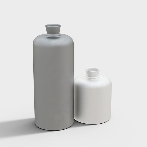 Minimalist Vases 3D model
