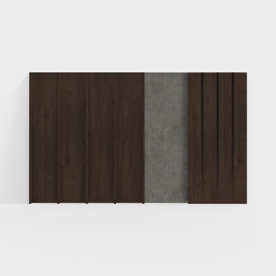 Low-Poly Modern Wall Panel 3D model
