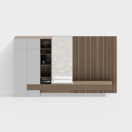 Urban Living Room Cabinet 3D model