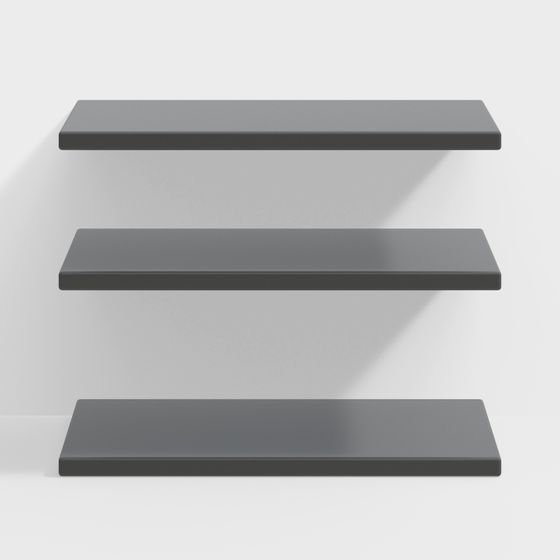 Modern Kitchen Storage Rack in Black