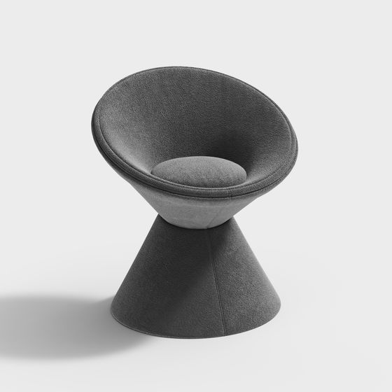 Modern Cone Base Chair 3D model