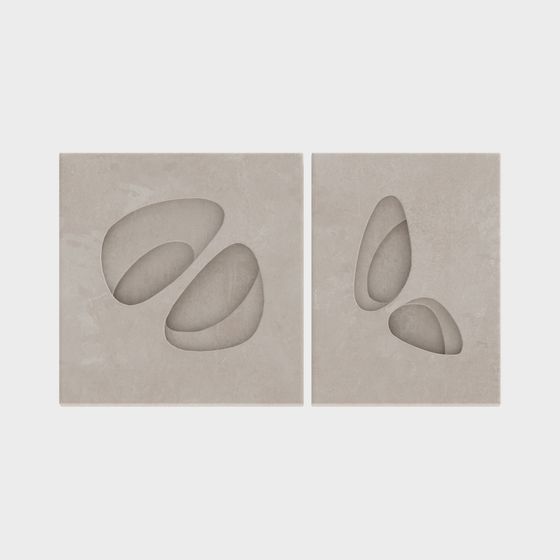 Abstract Geometric Blocks 3D Model for Modern Design