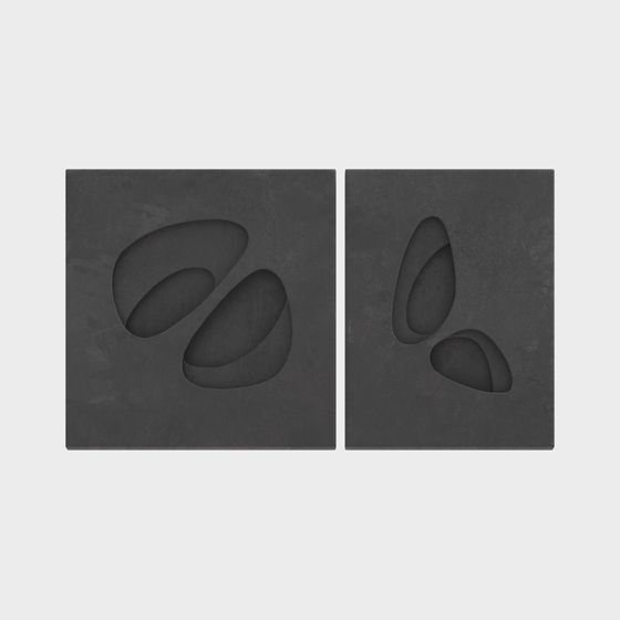 Elegant Abstract Geometric Brick Tiles 3D model