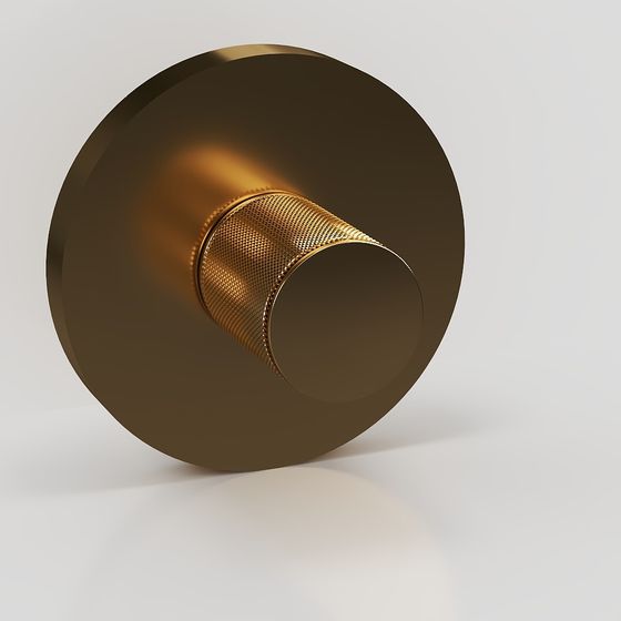 Metal Vortex Low Polygon 3D Model
