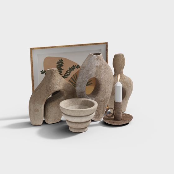 アクセサリーとオーナメントの組み合わせ