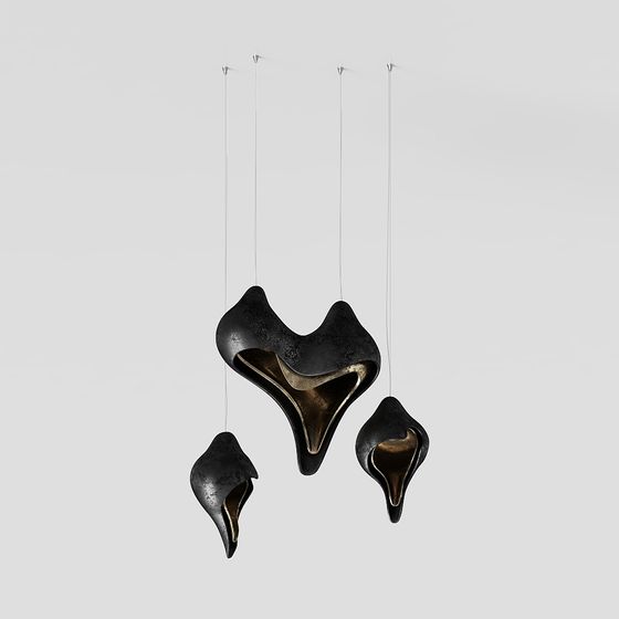 Sculptural Hanging Art Installation 3D model