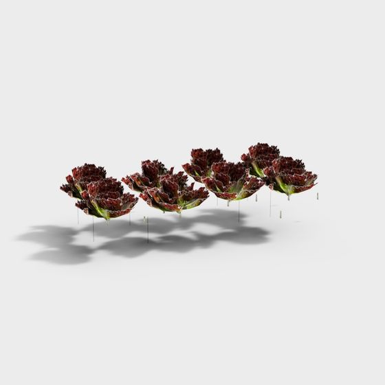 Mysterious Blooms 3D model