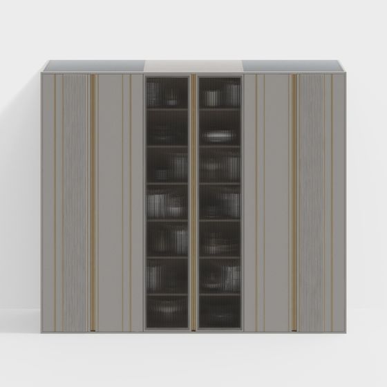 Urban Bookshelf 3D model for Modern Spaces
