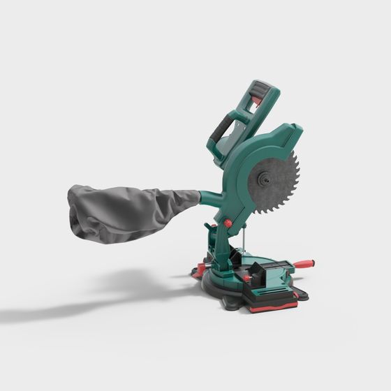 Miter Saw 3D Model