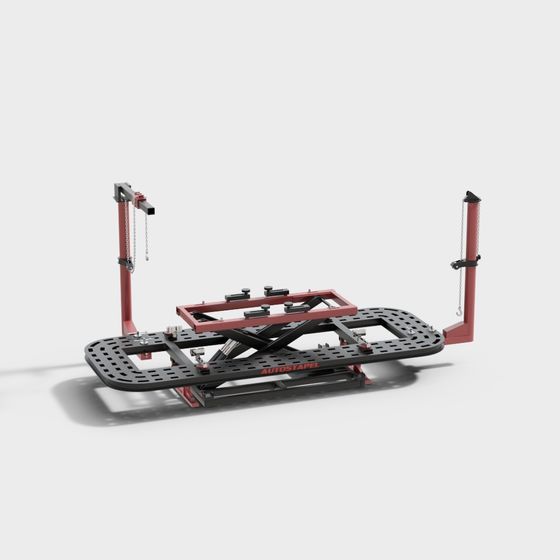 Autostapel Low Poly 3D Model