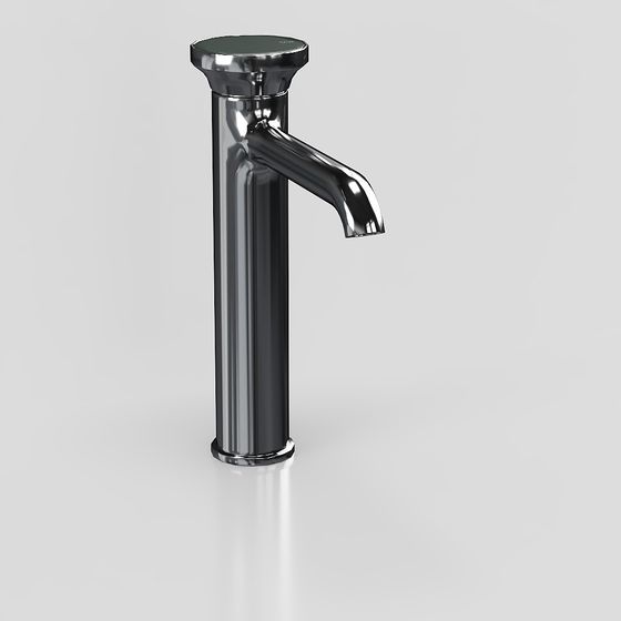 Sleek Low-Polygon Faucet 3D Model