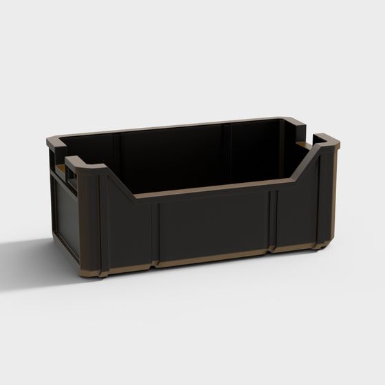 Urban Trash Can 3D Model